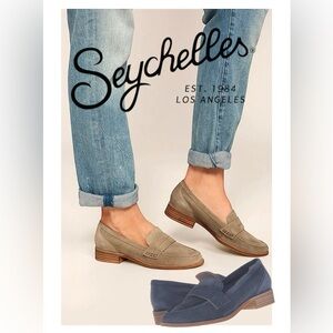 Seychelles Penny blue suede Loafers